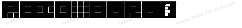 PBIO Bold Regular字体转换
